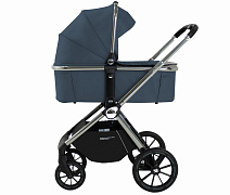 Детская коляска Sweet Baby Vento Silver 3 в 1 Silver Blue