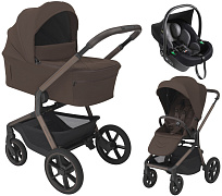Детская коляска 3 в 1 Espiro Noble и автокресло PI Black 18 umbra