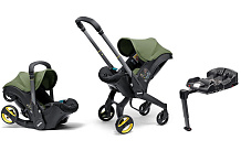 Коляска-автокресло Doona I с базой Doona I ISOFIX Base Desert Green