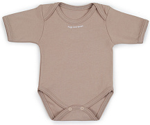 Боди Rant Hugs and Kisses с коротким рукавом Latte Beige 68