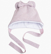 Шапочка вязаная AmaroBaby Pure Love Lady с подкладом фиолетовый 44