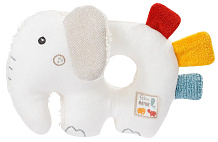 Мягкая погремушка-кольцо Fehn Слоник NATUR