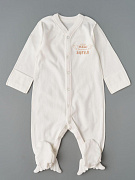 Комбинезон на кнопках Little Star Наш маленький ангел 30032 (ЧЗ-мз) крем 62