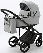 Детская коляска Adamex Zico Deluxe 3 в 1 Z-SA03 СВ.СЕР. КОЖА