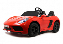 Детский электромобиль RiverToys Porshe Cayman T911TT красный