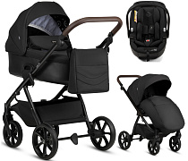 Детская коляска Tutis Leo 3 Plus 3 в 1 с автокреслом Beno Black 1582201 Black