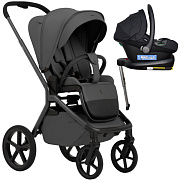 Прогулочная коляска Sweet Baby SBL Orso + автокресло Elegante Plus с базой i-Size ISOFIX DK780 Dark Grey
