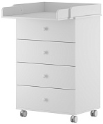 Детский пеленальный комод Vikalex Classic mini белый