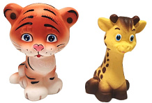 Игрушки для купания Uviton Жирафик и Тигренок 2 шт 0085/08