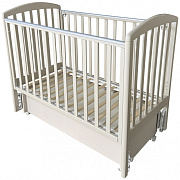 Детская кроватка Кедр Люси 2 (маятник универсальный, колесо) кашемир