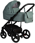 Детская коляска Indigo Lamar 2 в 1 La05 шалфей кожа