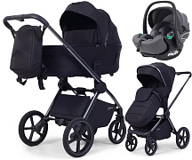 Детская коляска Rant Falcon Soft Therm 3 в 1 с автокреслом Evomax Grey Black