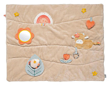 Коврик детский развивающий игровой Nattou MILA ZOË LANA Корова, Ёжик, Кот 266390