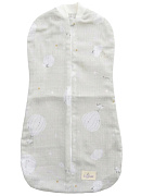 Кокон нательный Lappetti из муслина МК05 ЧЗ МК05/6 Сказочный полет светло-бежевый 62
