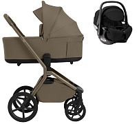 Коляска 3 в 1 Sweet Baby SBL Orso New + автокресло Premier Black Beige Neo