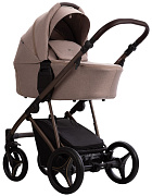 Детская коляска Bebetto Pelpasso 3 в 1 с автокреслом Avionaut Cosmo 02 Choco бежевый