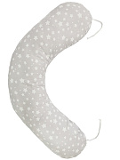 Подушка для беременных AmaroBaby 170x25 см звездочка серый