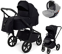 Детская коляска Rant Flex Forma 3 в 1 RA124 с автокреслом Cruise Grey Black Черный
