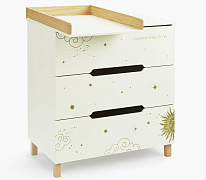 Детский комод Happy Baby Fioki 91036 молочный