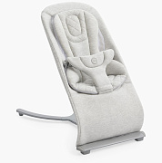 Детский шезлонг Happy Baby Hugger light grey
