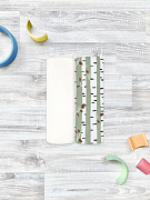 Пелёнки Mjolk трикотажные 2 шт 120х85 см Birch Trees/Ecru