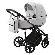Детская коляска Adamex Amelia 3 в 1 AM248-TIP (СВ.СЕР+СВ.СЕР.КОЖА)
