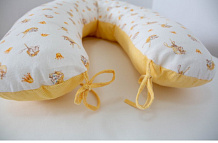 Подушка для беременных Lappetti Там снятся сказки желтая