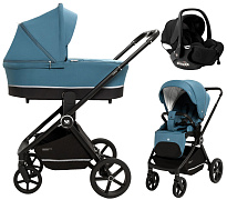 Коляска 3 в 1 Sweet Baby Cupola New + автокресло Premier Black Ocean Green