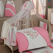 Комплект постельного белья Kidboo Sweet Home 3 предмета pink