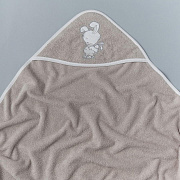 Пелёнка с уголком Little Star Зайка Малыш 100х100 6165 (ЧЗ-мз) серый