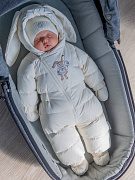 Детский комбинезон НаследникЪ Выжанова НВ003 ЧЗ экрю 62