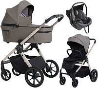 Детская коляска 3 в 1 Espiro Yoga 2026 и автокресло Pi Graphite 209 meditation breze