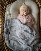 Плед детский Loomknits W028 светло-серый