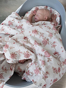 Плед-пеленка НаследникЪ Выжанова 120х120 08031 ЧЗ винтажная роза