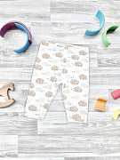 Штанишки Mjolk Ёжики на экрю 56