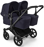 Коляска для двойни Bugaboo Donkey 6 Twin шасси Black Синий (Deep Indigo)
