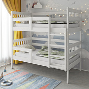 Подростковая двухъярусная кровать Pituso Hanna 2 New Белый