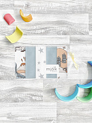 Набор платочков-слюнявчиков Mjolk Dinoworld 20х20 см