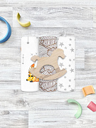 Пелёнки Mjolk трикотажные 3 шт 120х85 см Лисички/Palm Tree/Звёзды