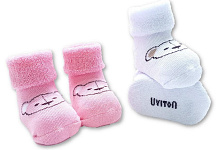 Набор носочков Uviton Bear 2 пары 0169 ЧЗ розовый/белый 56