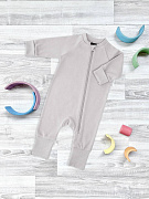 Комбинезон на манжетах Mjolk Песочный серый с рукавом реглан 56