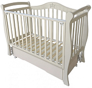 Детская кроватка Антел Эмили 2 (маятник универсальный,колесо) кашемир