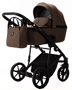 Детская коляска Adamex Mobi Lux New 2 в 1 MN-TK51 КОРИЧНЕВЫЙ