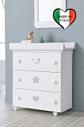 Пеленальный комод Pali Birillo белый