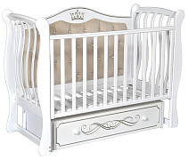 Детская кроватка Кедр Olivia 2 (маятник универсальный) белый