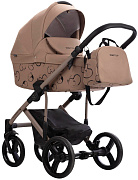 Детская коляска Bebetto Magnum Light SE 2 в 1 06 т.бежевый,бежевая рама