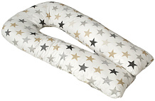 Подушка для беременных AmaroBaby U-образная 340х35 см звезды/пэчворк