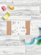 Набор платочков-слюнявчиков Mjolk Гепарды 20х20 см