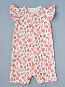 Песочник для девочки Little Star Тюльпаны 4742 (ЧЗ-мз) крем 68