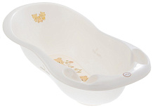 Детская ванна Tega Baby Teddy (Мишка) со сливом, 102 см MS-005 ODPLYW-118 Белый жемчуг